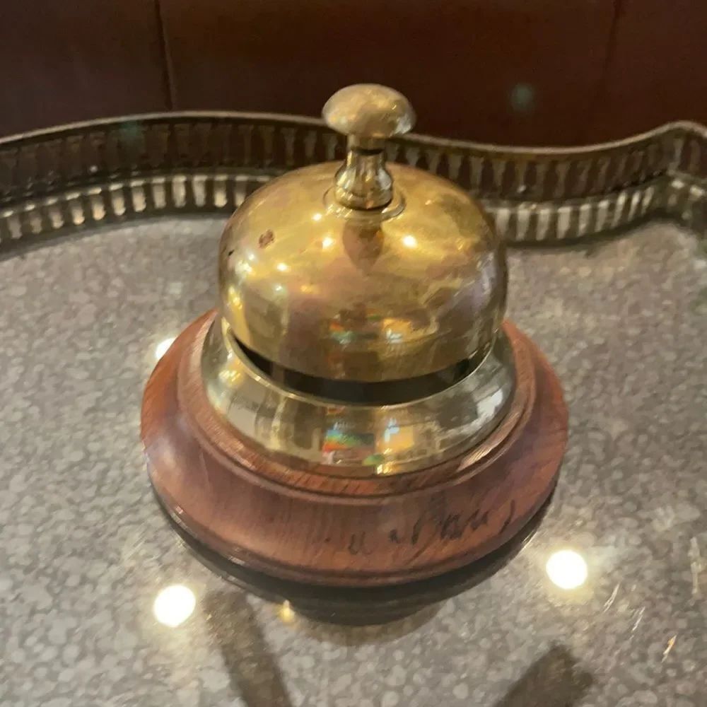 BEAUTIFUL OVERSIZED brass bell!